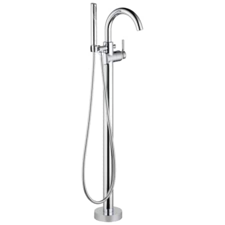 Delta Single hole installation Hole Floor-Mount Tub Filler Faucet, Chrome T4759-FL
